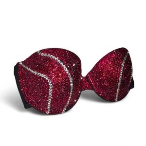 Crystal Rhinestone Selena Red Glam Bling Strapless Bra Top All Sizes New